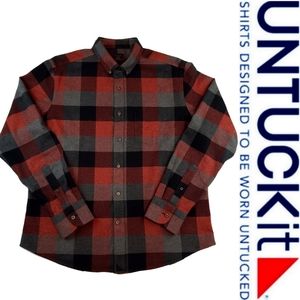 Untuckit casual button up shirt long sleeve